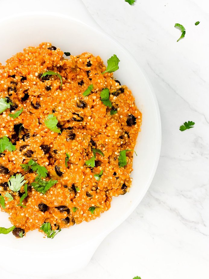 Slow Cooker Enchilada Quinoa